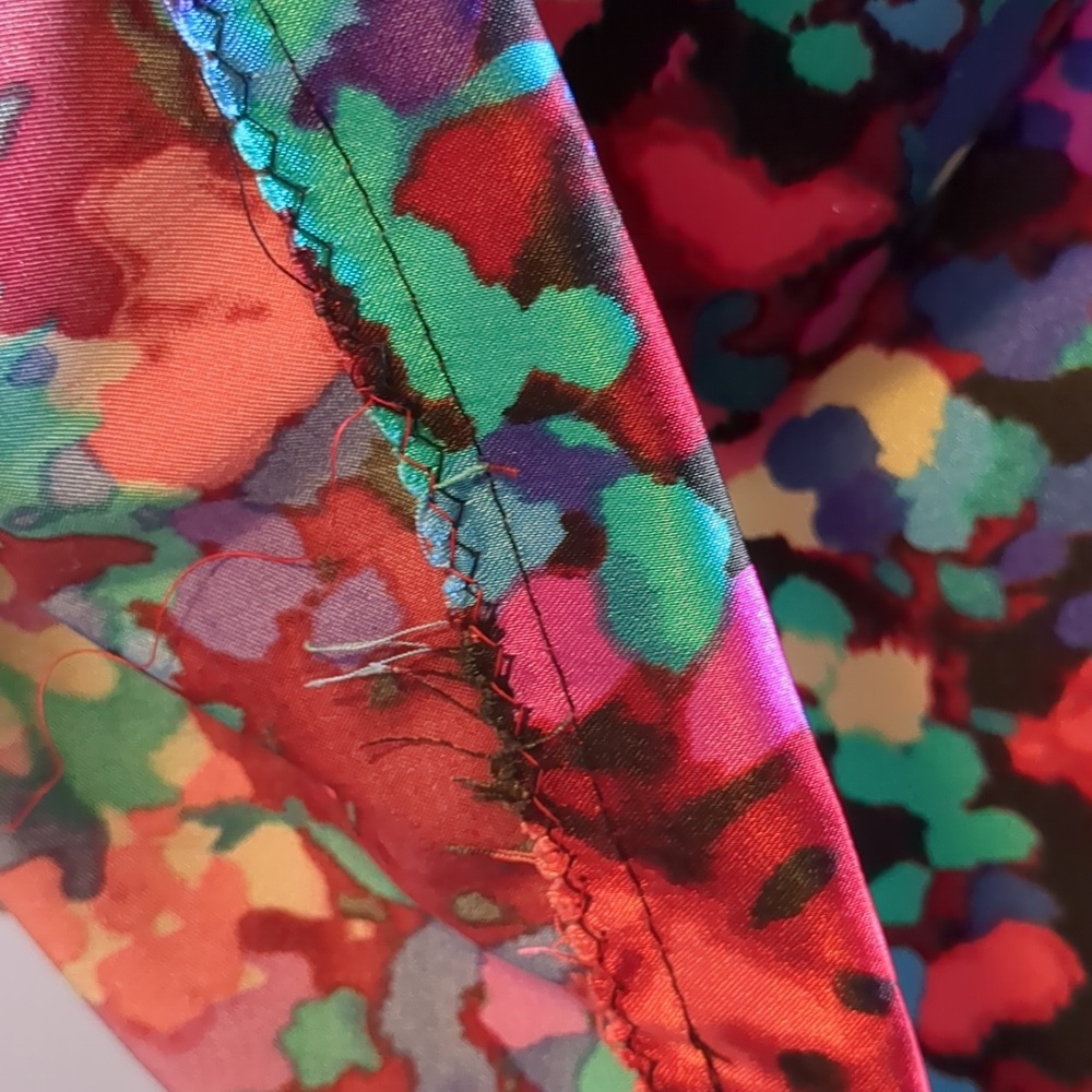 LONDON TIMES  Sleeveless V Neck Dress with Ruffle - 10 - Picture 8 of 9